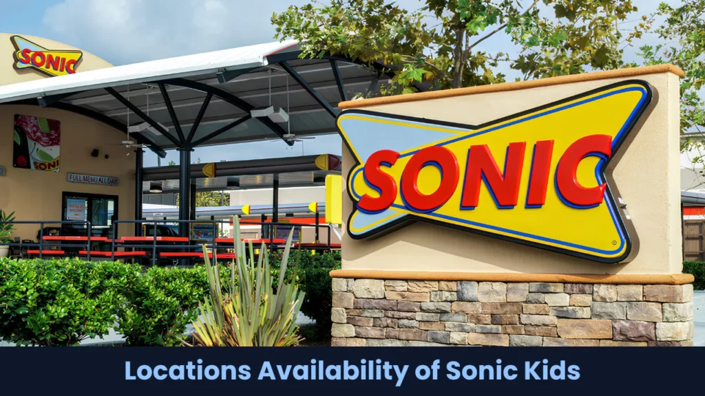 Locations Availability of Sonic Kids
