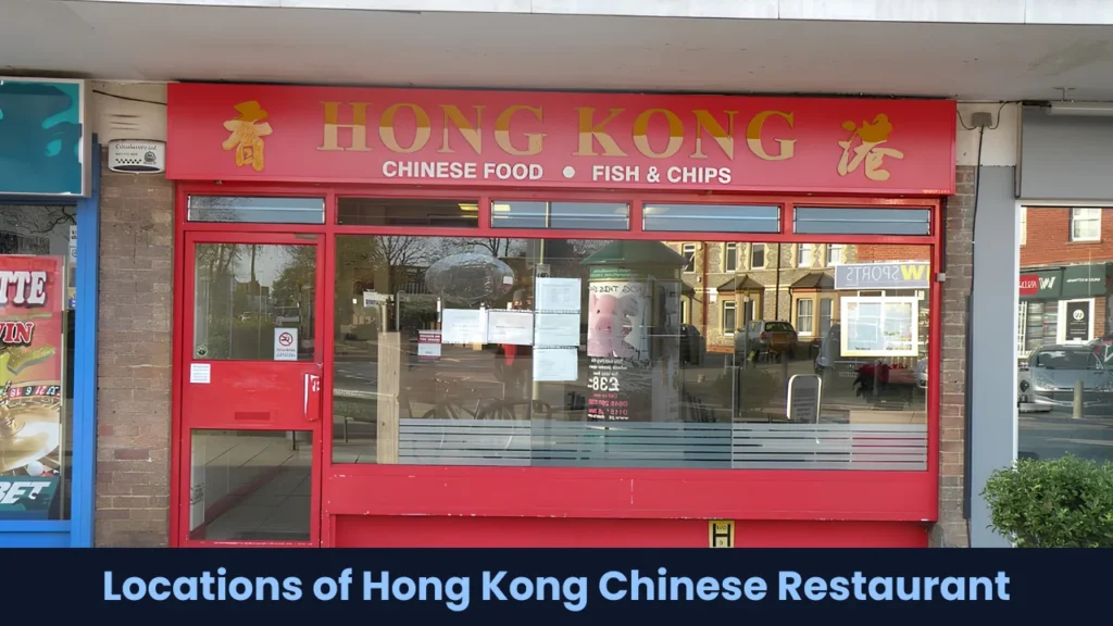 Locations of Hong Kong Chinese Restaurant