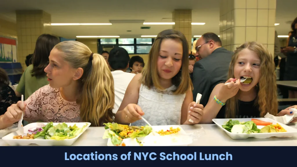 Locations of NYC School Lunch