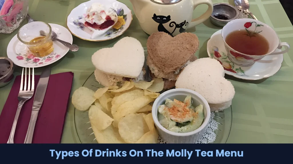 Types Of Drinks On The Molly Tea Menu