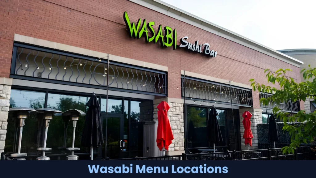 Wasabi Menu Locations