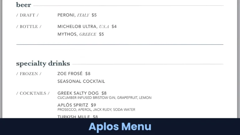 Aplos Menu