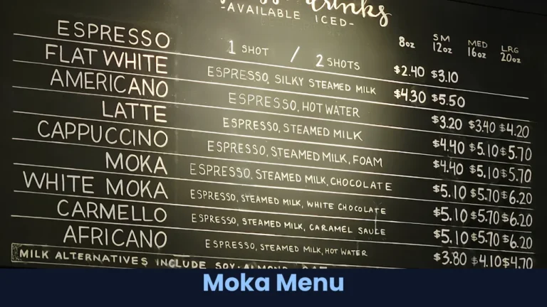 Moka Menu