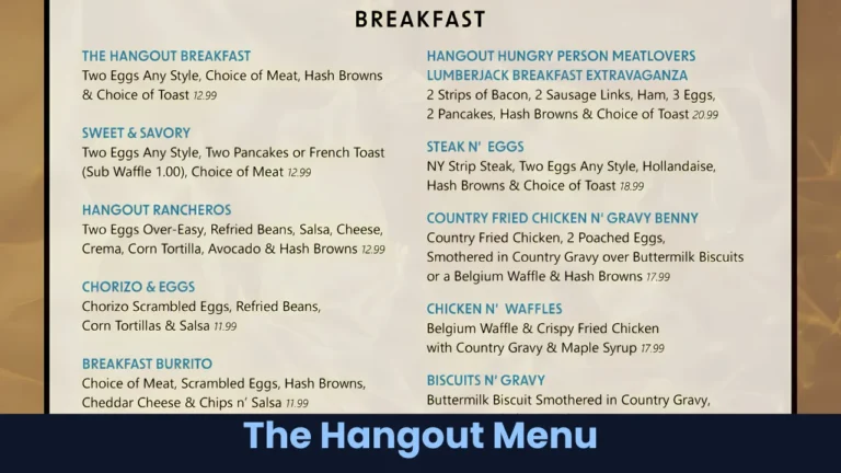 The Hangout Menu