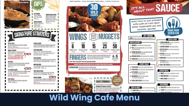Wild Wing Cafe Menu