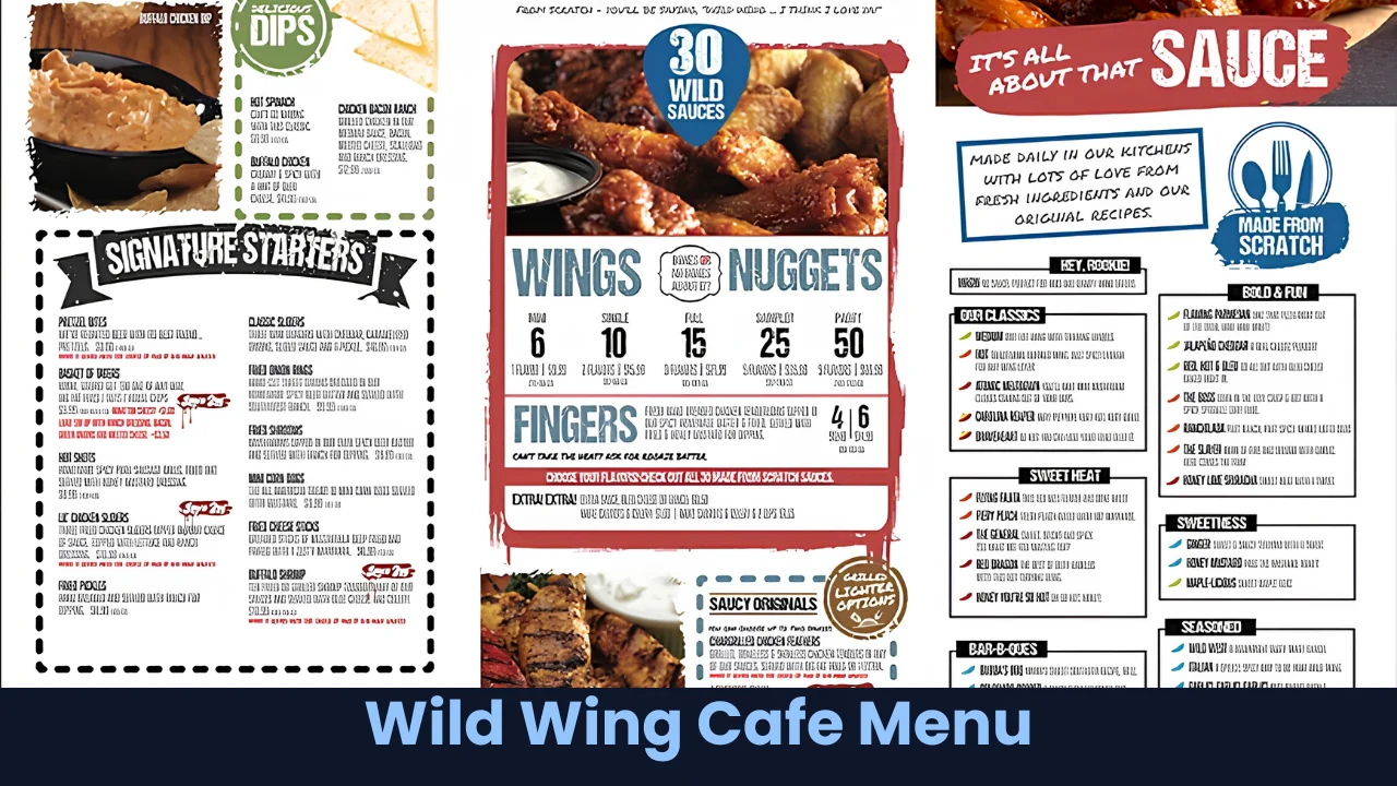 Wild Wing Cafe Menu