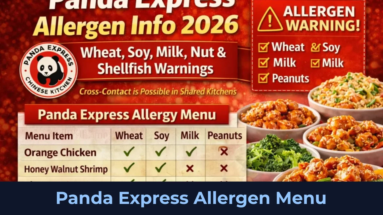 Panda Express Allergen Menu