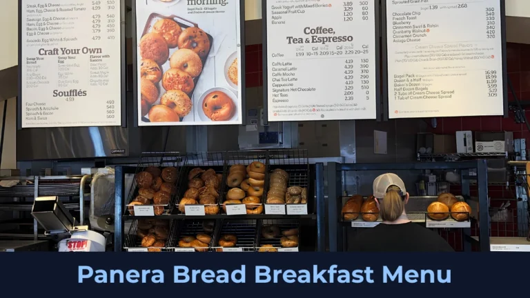 Panera Bread Breakfast Menu