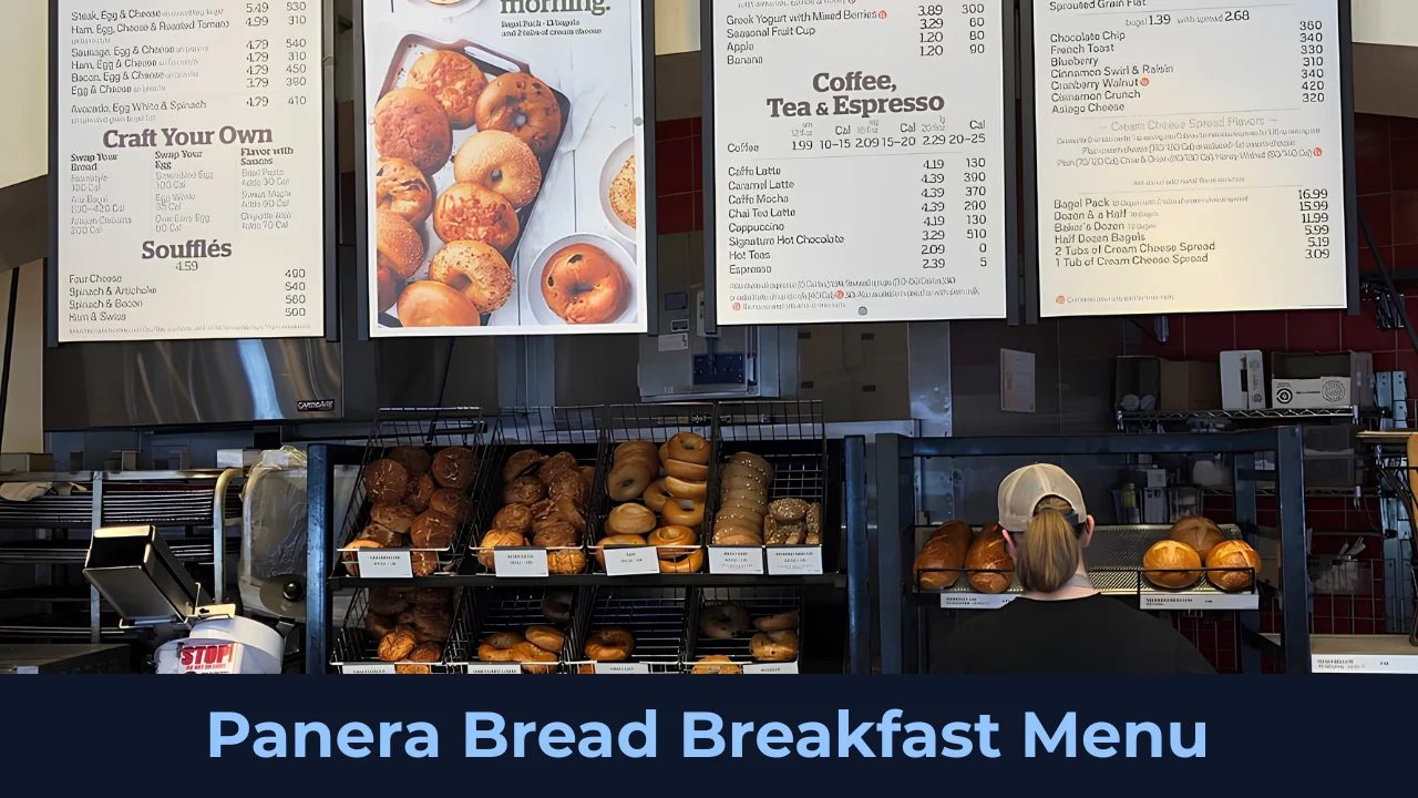 Panera Bread Breakfast Menu